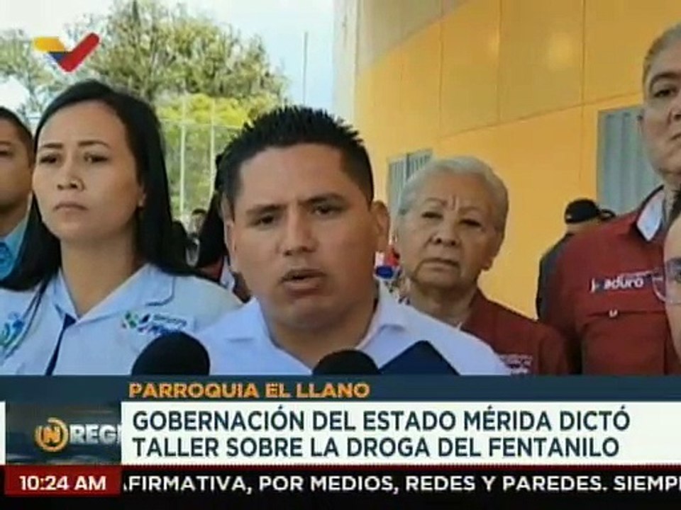 Gobierno Bolivariano de Mérida dictó taller sobre el fentanilo en Liceo Bolivariano Libertador