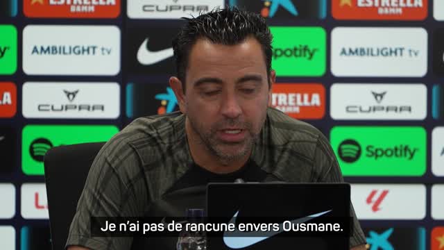 Barça - Xavi : "Pas de rancune envers Dembélé, je l'aime toujours autant"
