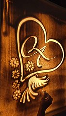 A رسم على الرمل حرف