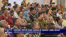 Ini Pesan Jokowi untuk Jurnalis Saat Buka Kongres PWI di Istana Kepresidenan