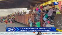 Alerta por aumento de migrantes que viajan en tren hacia Estados Unidos | El Diario en 90 segundos