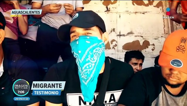 Migrantes se quedan varados en Aguascalientes en su intento de llegar a la frontera con EU