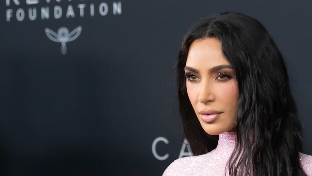 Kim Kardashian Hit the Tennis Court in a Hot Pink Chanel Bikini