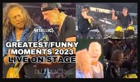 Metallica Greatest,Funniest & Shocking Moments during 2023 M72 Seasons Concert Tour with Lars Ulrich,James Hetfield ,Kirk Hammett ,Robert Trujillo #Metallica