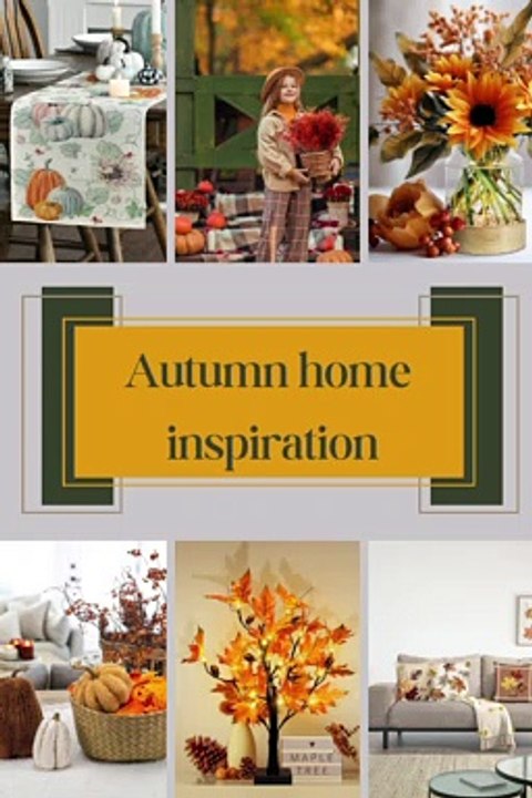 Autumn home inspiration..