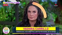 PRIMERAS declaraciones de Yadhira Carrillo tras libertad de su esposo