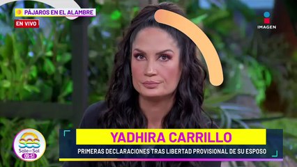 PRIMERAS declaraciones de Yadhira Carrillo tras libertad de su esposo