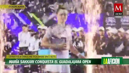 María Sakkari se corona en el Guadalajara Open tras derrotar a Caroline Dolehide