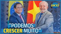 Lula recebe primeiro-ministro do Vietnã no Itamaraty