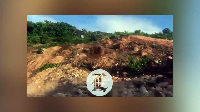 Fuertes lluvias provocan derrumbes, deslaves de piedras y tierra en Barahona