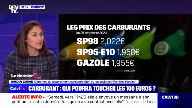 Chèque carburant: C'était urgent de consacrer une aide , pour Nadia Ziane (directrice du département consommation de l’association Familles Rurales )