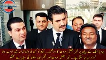 Sher Afzal Narawat Ne Pareez Khatak Ko Dhodala | Sher Afzal Marwat reaction to Parvez Khattak statement... You can be given the role of the last in a TV drama... Sher Afzal Marwat and Naeem Haider Panjuta conversation with the media.