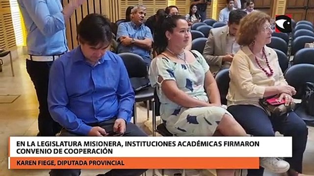 En la Legislatura Misionera, instituciones académicas firmaron convenio de cooperación