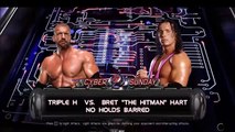WWE vs BRET HART (THE HITMAN) vs TRIPLE H (HHH)