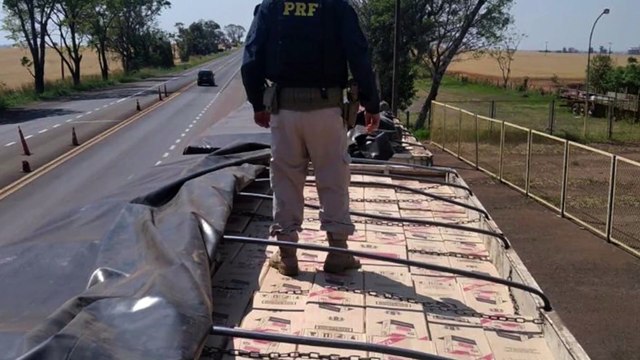 PRF apreende mais de 3,6 mil garrafas de vinho no Paraná