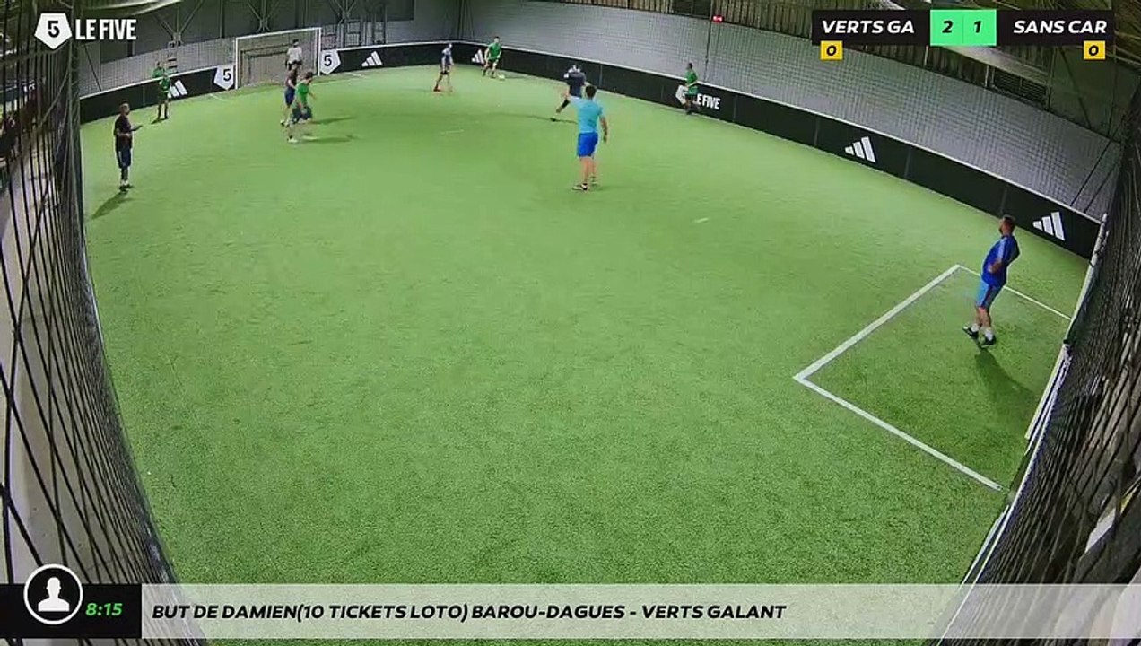 But de Damien(10 tickets LOTO) Barou-dagues - VERTS GALANT
