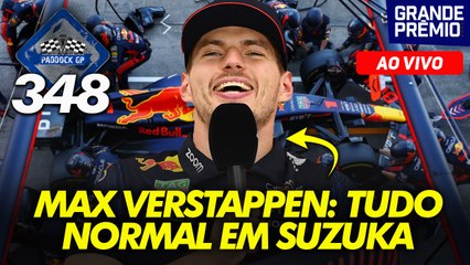 AO VIVO! VERSTAPPEN ATROPELA no JAPÃO + Clima TENSO na MERCEDES | Paddock GP #348