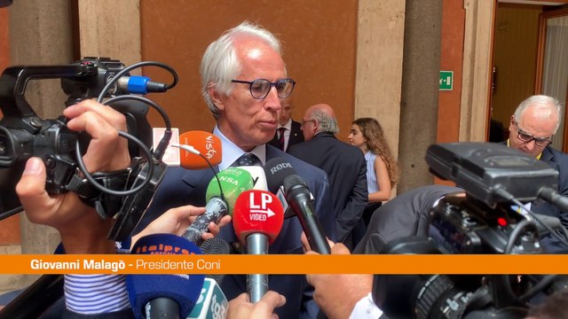Malagò Abbraccio Napolitano-Bach suggello rapporti Italia-Cio