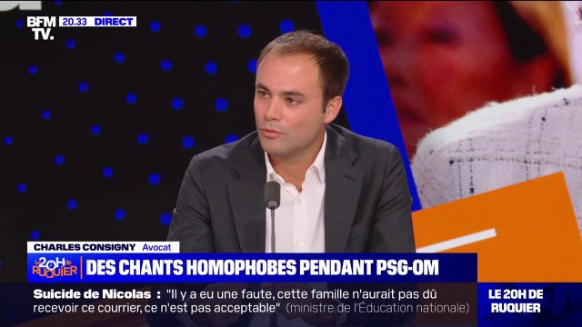 Chants homophobes au Parc des Princes: Il ne faut pas importer le politiquement correct partout selon Charles Consigny