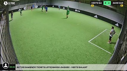 But de Damien(10 tickets LOTO) Barou-dagues - VERTS GALANT