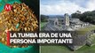 INAH descubre tumba maya con tres vasijas cerámicas en Palenque, Chiapas