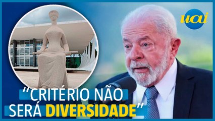 Lula: indicação ao STF não seguirá critérios de diversidade