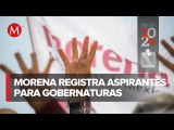 Se registran aspirantes de Morena para las gubernaturas de Puebla y Veracruz