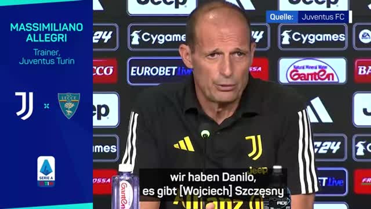 Allegri: haben "mehr tempo und enthusiasmus"