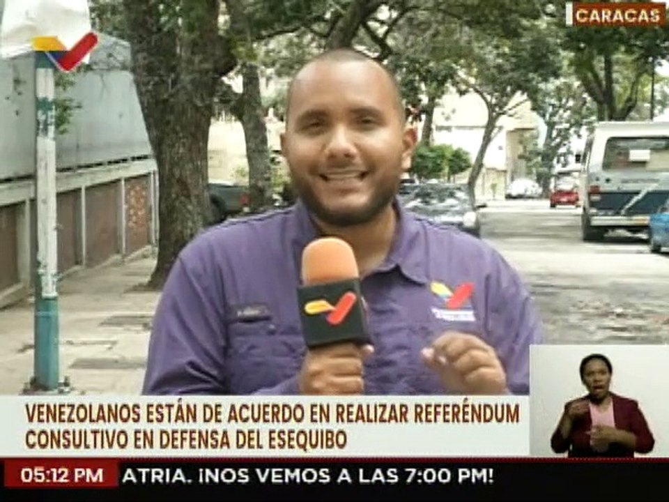 Ciudadanos expresan su opinión sobre el referéndum consultivo en defensa del Esequibo