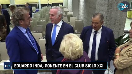 Eduardo Inda, ponente en el Club Siglo XXI