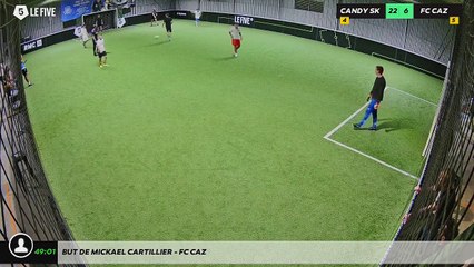 But de Mickael Cartillier - FC CAZ