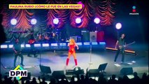 ¡Paulina Rubio CRITICADA por cantar solo por una hora en show de Las Vegas!