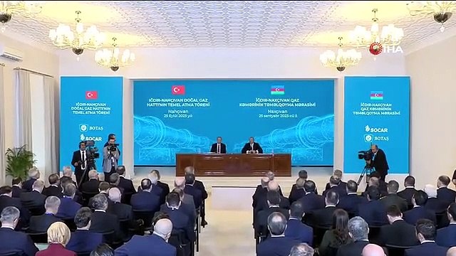 Aliyev: Karabağ'da yaşayan Ermeni nüfusunun Azerbaycan toplumuna entegrasyon sürecinin başarılı olacağına eminim Iğdır-Nahçıvan doğalgaz boru...