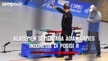 Klasemen Medali Asian Games 2023 Selasa Pagi 26 September, Indonesia di Posisi 8