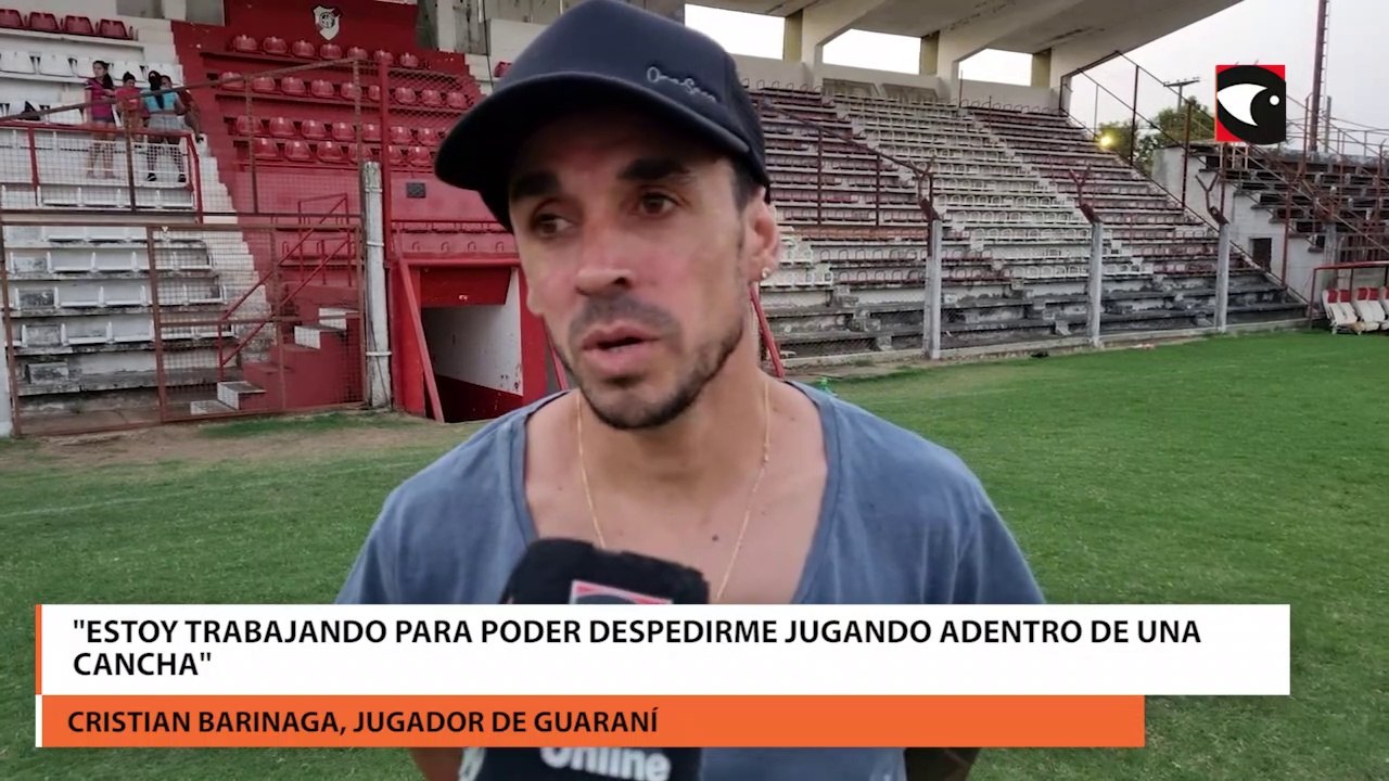 Guaraní Antonio Franco comenzó la pretemporada "Estoy trabajando para poder despedirme jugando adentro de una cancha"