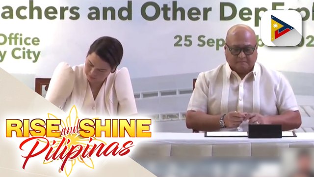 MOA para mapabilis pa ang proseso ng loan ng mga guro, nilagdaan ng DepEd at GSIS