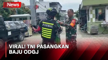 Anggota TNI Viral, Pasangkan Baju Wanita ODGJ di Medan yang Berkeliaran Bugil
