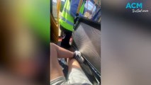 Racial slurs caught on video in bus tirade