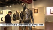 Gérard Depardieu vend ses œuvres d'art aux enchères