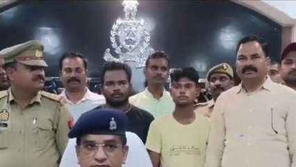 उन्नाव: पुलिस गिरफ्त में आये 2 शातिर लुटेरे, ऐसे देते थे घटना को अंजाम