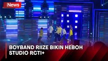 Aksi Boyband RIIZE Bikin Riuh Studio RCTI+ saat Pentas Indonesian Television Awards 2023