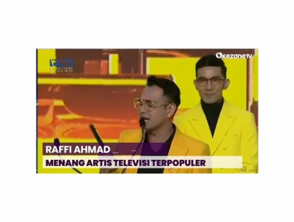 Raffi Ahmad Dinobatkan Sebagai Artis Televisi T...