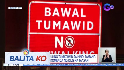 Download Video: Multa sa mahuhuling tumatawid sa hindi tamang tawiran, inirerekomenda ng DILG na taasan | BK