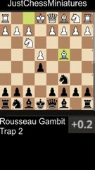 Rousseau Gambit. Trap 2