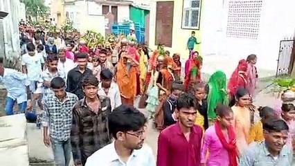 कलश और शौभायात्रा से हुआ तेजाजी का मेला शुरू