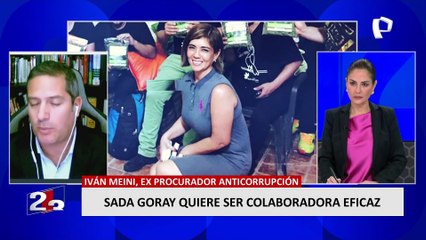Iván Meini sobre Sada Goray: "La ley no prohíbe que una persona que mintió se acoja a la colaboración eficaz"