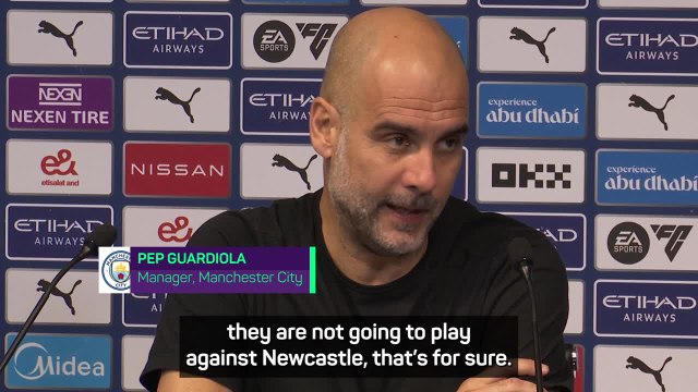 Guardiola offers to play against Newcastle