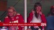The exact moment Chiefs players and staff realized Taylor Swift was at the game