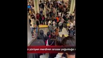 İstanbul'da toplu ulaşım krizi! Yürüyen merdiven arızası yoğunluk oluşturdu