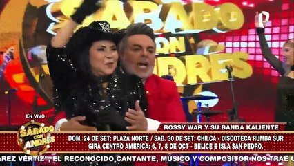 ¡EN VIVO! Rossy War sufre estrepitosa caída en programa de Andrés Hurtado
